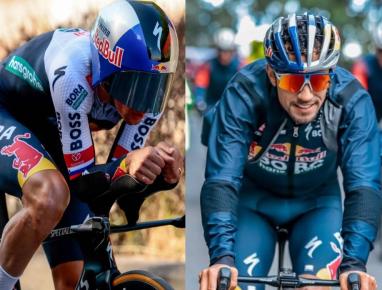 Primoz Roglic y Daniel Martínez