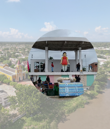 Netflix graba promoción del Juego del Calamar en Bolívar.