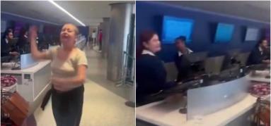 Mujer protagonizó un escándalo al insultar a empleados de la aerolínea equivocada en EE. UU.
