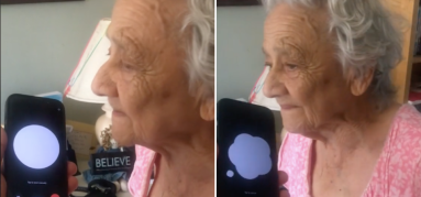 La abuela se volvió viral en la redes sociales.
