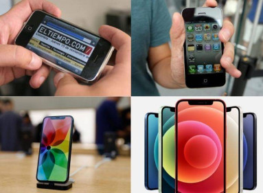 El primer iPhone se presentó en 2007 y fue una revolución en diseño y rendimiento. Esta ha sido la evolución del celular de Apple hasta el más reciente iPhone 12.