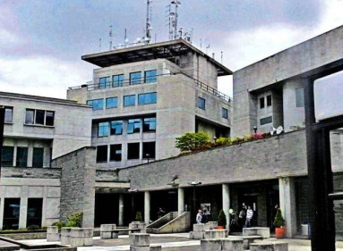 Instalaciones de la Fiscalía General de la Nación, en Bogotá.