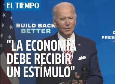 La economía de EEUU debe recibir un estímulo inmediato, dice Biden