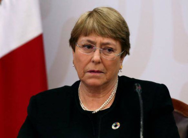 La expresidenta de Chile Michelle Bachelet