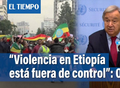 El secretario general de la ONU, Antonio Guterres, pidió el fin de las hostilidades en la región de Tigré, en Etiopía.