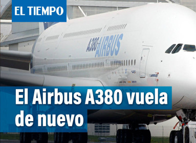 Con una capacidad para hasta 853 personas, el A380 es el avión de pasajeros más grande del mundo.
