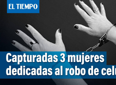 La Policía capturó en el mismo día a 3 mujeres dedicadas a robar teléfonos móviles mediante la modalidad de cosquilleo en TransMilenio.