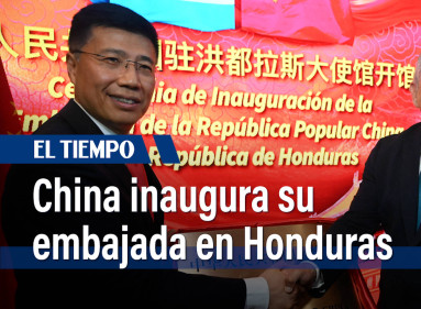China inaugura su embajada en Honduras