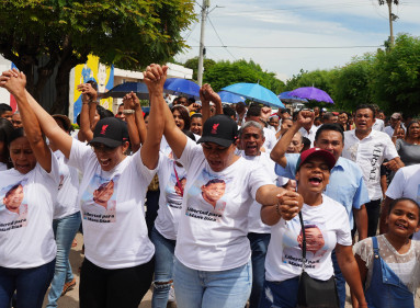 Marcha por libertad de Luis Manuel Díaz