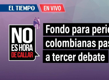Fondo para periodistas colombianas pasará a tercer debate