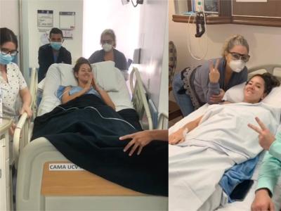 Fotos de Daniella Álvarez tras su amputación y su crisis de salud