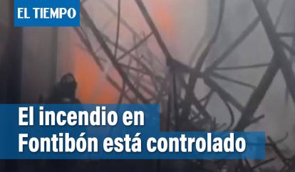 El Cuerpo de Bomberos de Bogotá confirmó que la conflagración está controlada en un 95%.