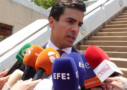 El abogado español, Juan Gonzalo Ospina, de la defensa de la familia de Edwin Arrieta.