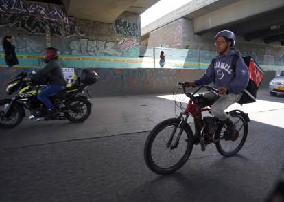 Imágenes de Bicicletas motorizadas hoy 6 de diciembre del 2023. Foto : MAURICIO MORENO CEET