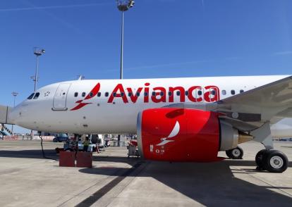 Avión de Avianca.