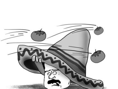 Tomates maduros - Caricatura de Beto Barreto
