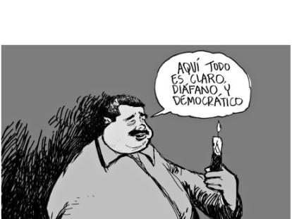 Venezuela oscura - Caricatura de Guerreros