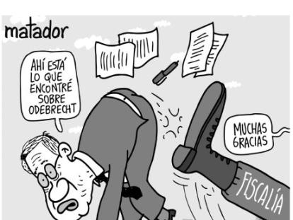 Despedida de quinta al fiscal ‘ad hoc’ - Caricatura de Matador
