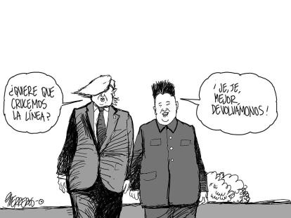 Trump en Corea del Norte