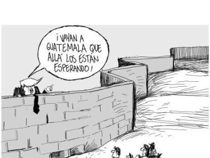 Tercer país - Caricatura de Guerreros