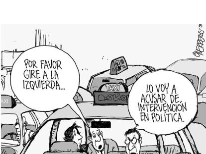 Taxista prevenido - Caricatura de Guerreros