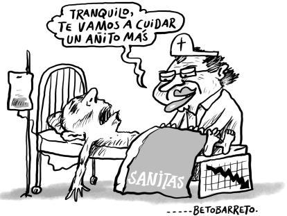 Alargada la intervención - Caricatura de Beto Barreto