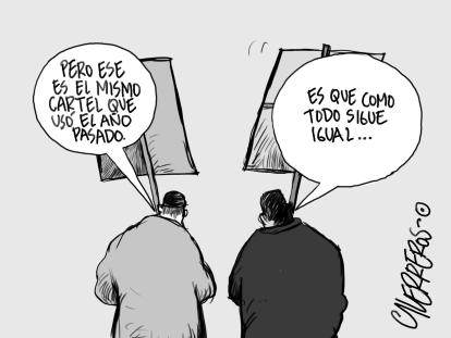 Caricatura de Guerreros del 1 de mayo: El Día del Trabajo