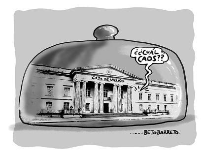 Caricatura de Beto Barreto del 7 de mayo: Aislamiento
