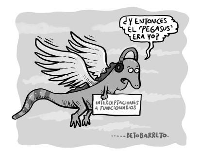 Yacimiento de "chuzadas" - Caricatura de Beto Barreto