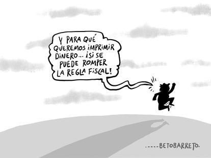 Cláusula de escape aprobada - Caricatura de Beto Barreto