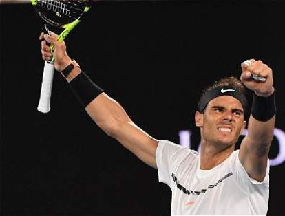 Rafael Nadal llegó a cuartos de final del Abierto de Australia.