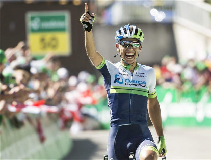 Esteban Chaves: líder del equipo Orica-BikeExchange. En el 2015 ocupó el quinto lugar en la Vuelta a España y este año logró coronarse subcampeón del Giro de Italia.