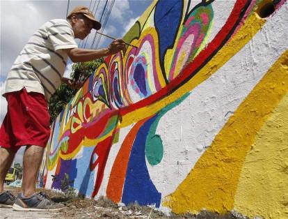 Esta iniciativa buscó llenar de colores las calles del municipio.