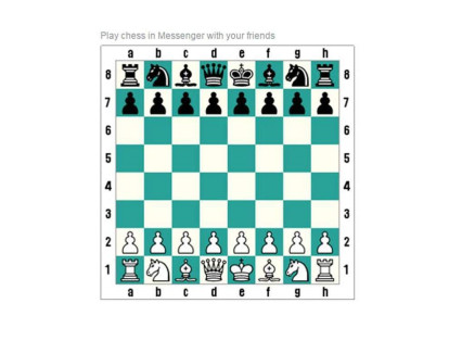 Se puede jugar ajedrez a través de mensajes. Para comenzar, hay que escribir '@fbchess play'. Para mover las piezas hay que escribir y enviar unos comandos.
