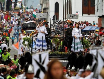 El desfile fue Desde el sector del Cable, hasta la Plaza de Bolívar, por toda la Avenida Santander.