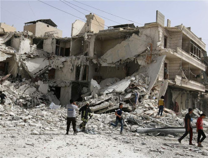 Según la Defensa Civil siria, el número total de muertos entre estos últimos tres días podría superar los 90.