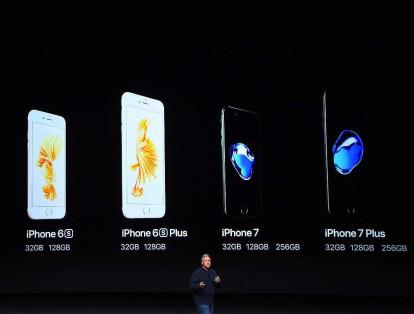 Los iPhone 7 y 7 Plus llegarán a los anaqueles en tres variantes: con capacidad de almacenamiento de 32 GB. 128 GB y 256 GB.