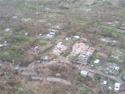 Baradères es una de las regiones más afectadas por el paso del huracán Matthew. Quedó completamente inundada.