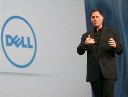 Michael Dell. El primer trabajo del fundador de Dell fue en un restaurante en donde lavaba platos. A los 19 años empezó a vender computadores que había mejorado con material informático sobrante.
