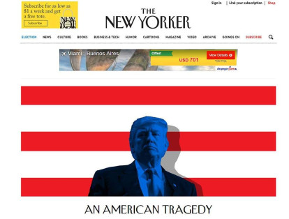 'The New Yorker' fue crítico y tituló lo sucedido con 'Una tragedia americana'.
