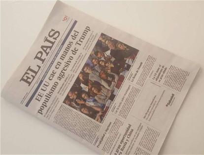 'El País', de España, sacó una edición extraordinaria que compartió en su cuenta de Twitter.
