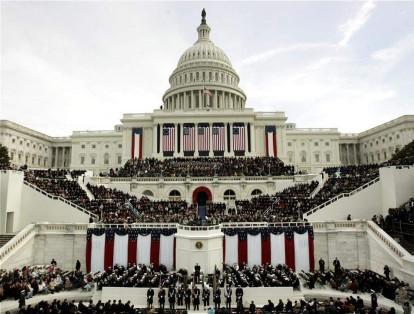 Discurso de inauguración de George W. Bush en el capitolio durante su segundo mandato, el 20 de enero de 2005.