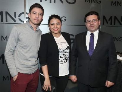 David Triana, Valentina Henao y Sergio Rojas.