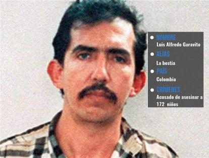'La bestia', como le llamaron a Luis Alfredo Garavito, es considerado el mayor asesino en serie de niños en el mundo. El hombre confesó haber asesinado 172 niños, entre los 6 y los 16 años.