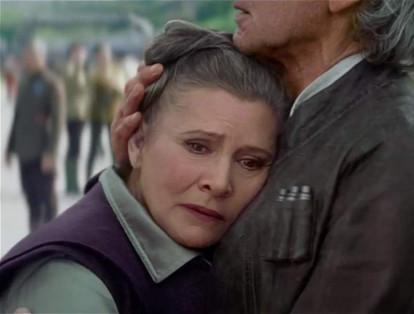 Fisher volvía a llamar la atención del público con el regreso de Leia a la gran pantalla en el Episodio VII de 'La guerra de las galaxias', que se estrenó a finales de 2015.