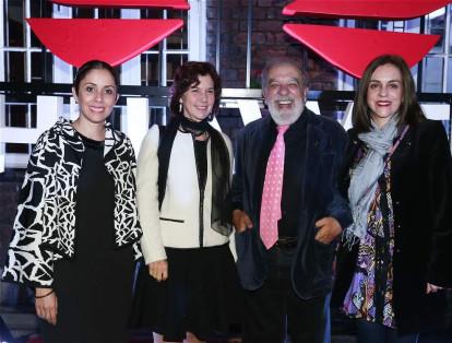 María Fernanda Chinchilla, Leonor Esguerra, Poncho Rentería y Alejandra Santos.
