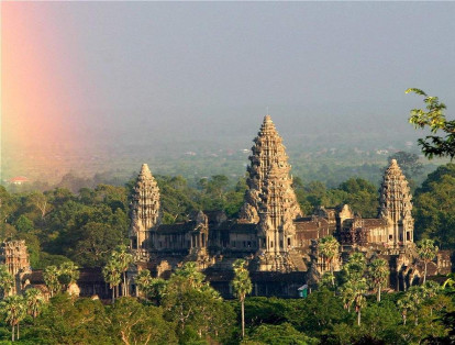 Skyscanner posiciona a Camboya como el destino más barato para ir de vacaciones. El Angkor Wat es uno de los monumentos más visitados.