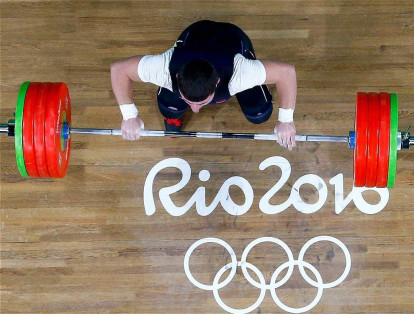 Karapetyan intentaba levantar 195 kilos para luchar por la medalla de bronce.