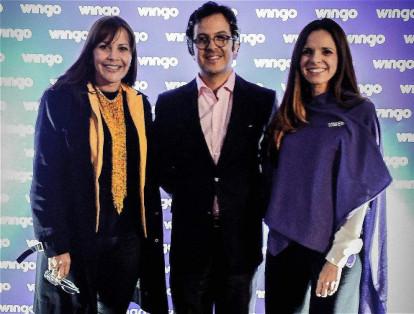 Sandra Howard, viceministra de Turismo; Gilberto Salcedo, director ejecutivo de la Asociación de Transporte Aéreo en Colombia; y Catalina Bretón, líder general de Wingo.