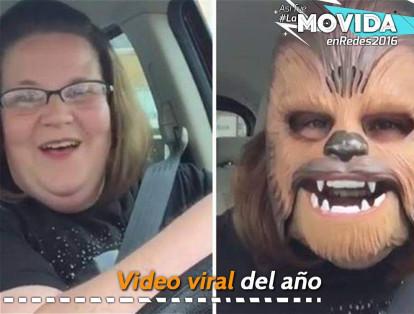 El video más viral fue el de una madre que se divierte con los sonidos de una máscara de Chewbacca.